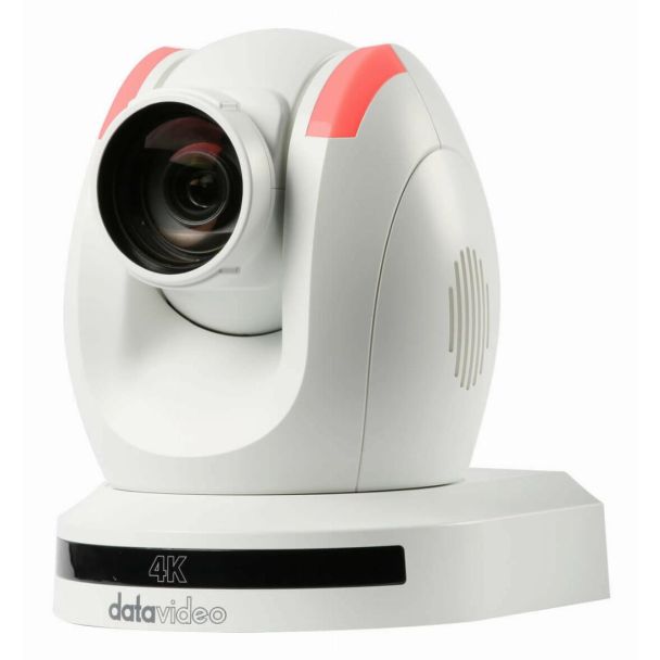 DataVideo 12x 4K NDI PTZ Camera webcam 8,51 MP 2160 x 3840 Pixel HDMI Bianco
