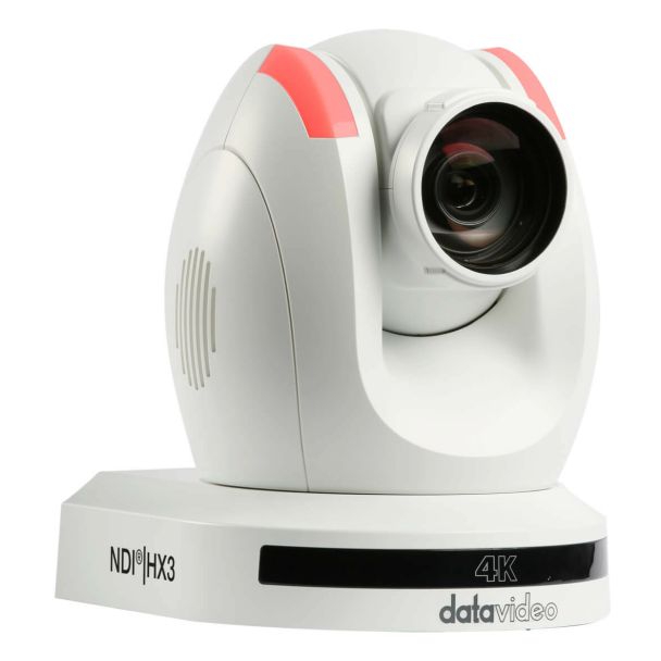 DataVideo 4K Tracking NDI PTZ Camera webcam 8.51 MP 2160 x 3840 pixels HDMI White