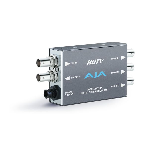 AJA HD5DA signal converter Grey, Stainless steel