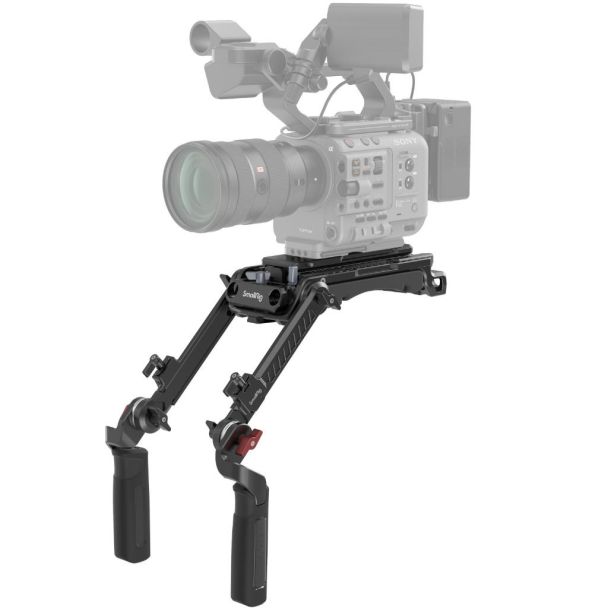 SmallRig 4274 supporto per telecamera Alluminio, Silicone, Acciaio inox Nero