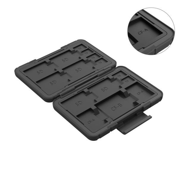 SmallRig 3192 custodia per scheda di memoria 15 schede Policarbonato (PC), Silicone Nero
