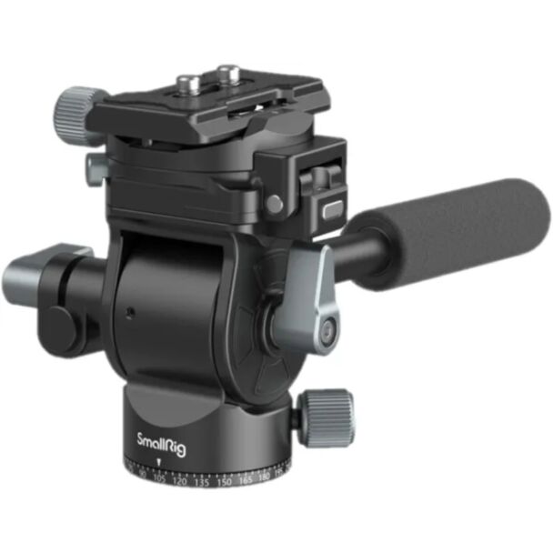 SmallRig 4104 testa per treppiede Nero Alluminio, Poliossimetilene (POM), Silicone, Acciaio inox Palla (forma)