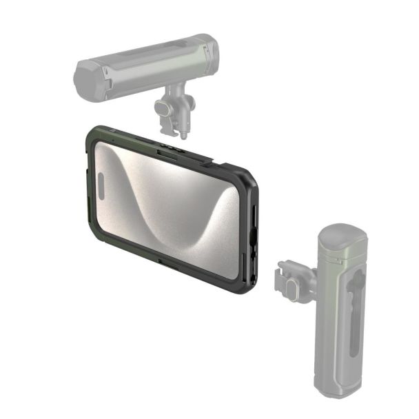 SmallRig 4473 custodia per cellulare 15,5 cm (6.1") Cover Nero, Verde
