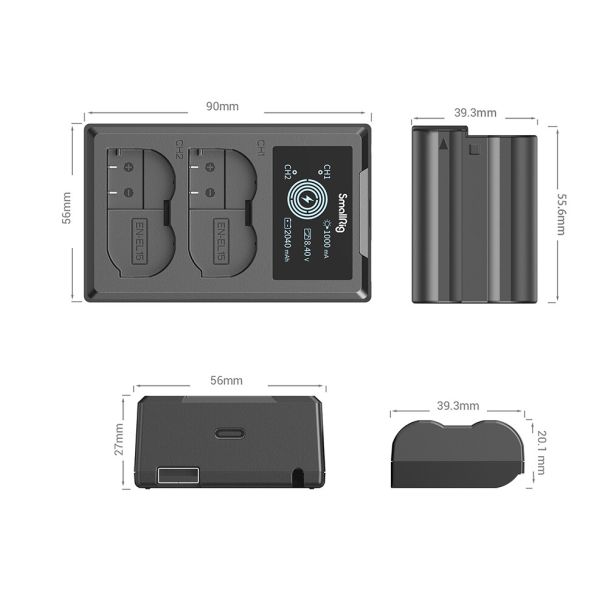 SmallRig 3820 Batteria per fotocamera/videocamera Ioni di Litio 2040 mAh