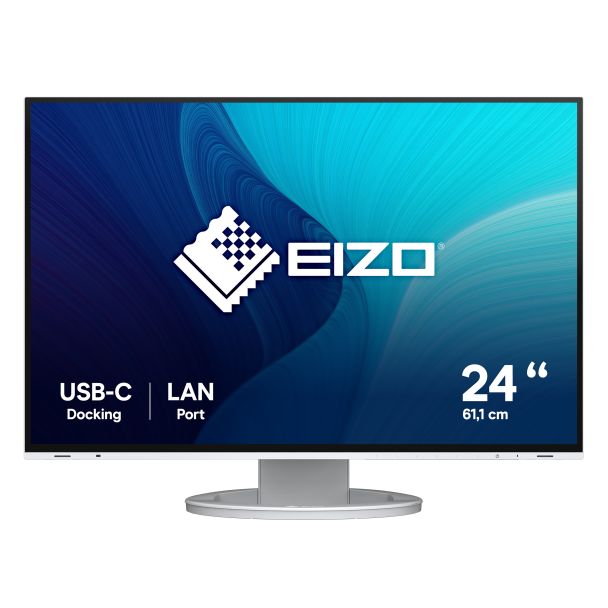 EIZO FlexScan EV2495-WT Monitor PC 61,2 cm (24.1") 1920 x 1200 Pixel WUXGA LCD Bianco