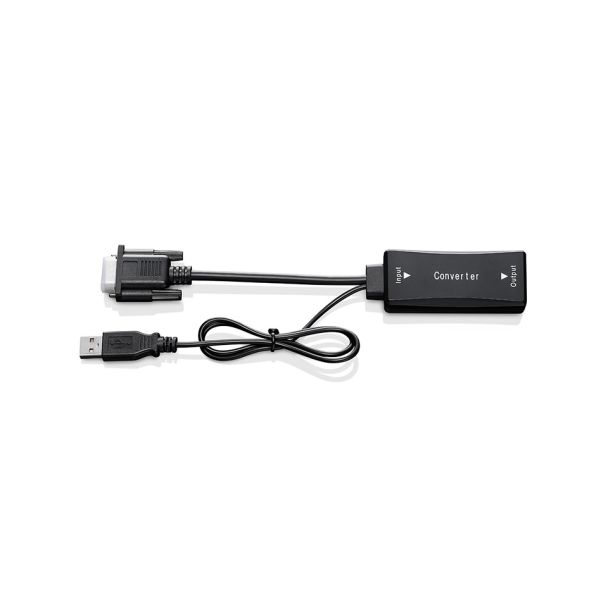 Wacom VGA to HDMI adapter DTK1651 HDMI Type A (Standard) VGA (D-Sub) Black