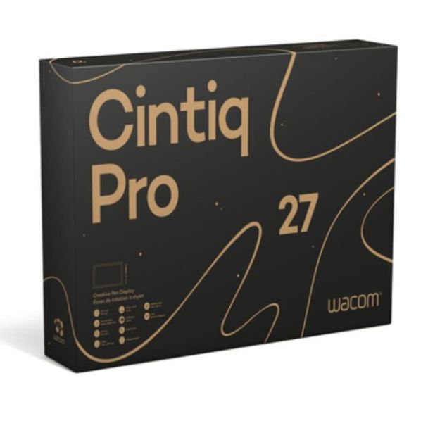 Wacom Cintiq Pro 27 tavoletta grafica Nero 5080 lpi (linee per pollice) 596 x 335 mm