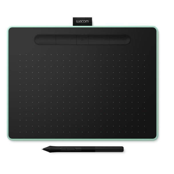 Wacom Intuos M Bluetooth tavoletta grafica Nero, Verde 2540 lpi (linee per pollice) 216 x 135 mm USB/Bluetooth