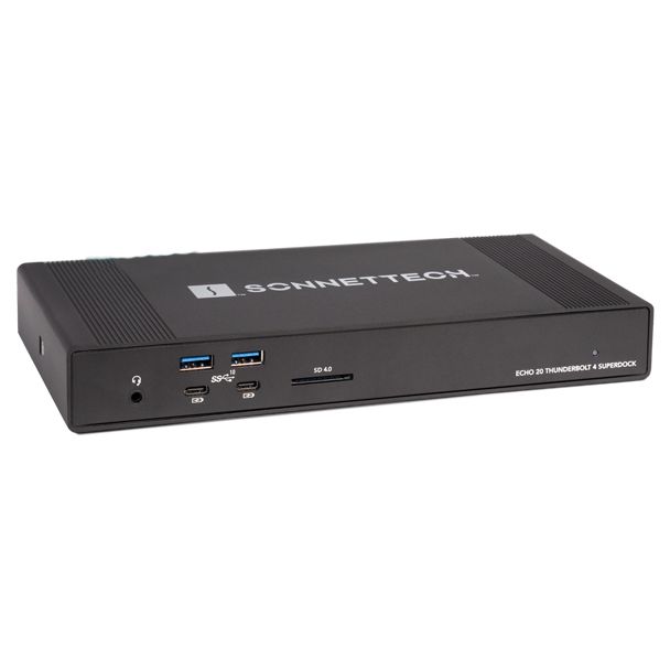 Sonnet Echo 20 Thunderbolt 4 SuperDock Cablato Nero