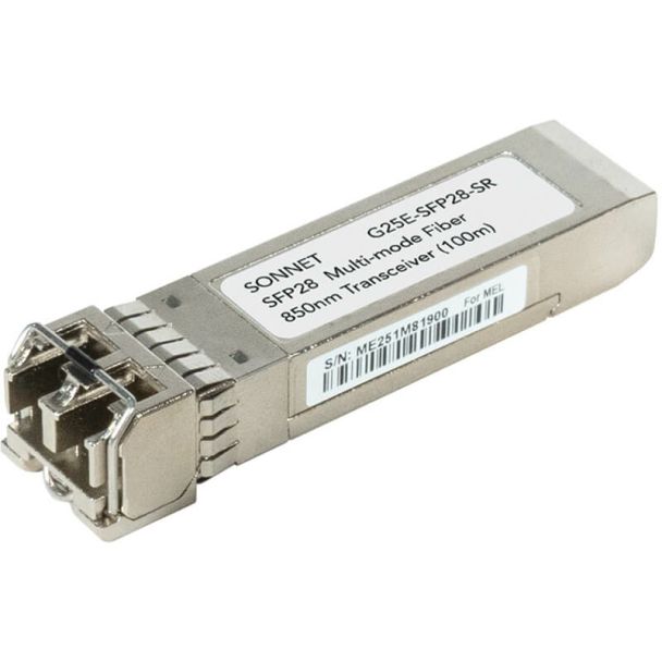 Sonnet G25E-SFP28-SR modulo del ricetrasmettitore di rete Fibra ottica 25000 Mbit/s 850 nm