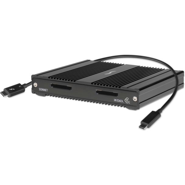 Sonnet SF3 Series - CFexpress/XQD Pro card reader Thunderbolt 3 Black