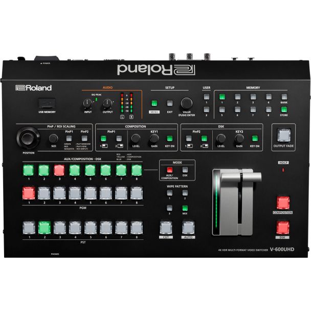 Roland V-600UHD 4K HDR Video Switcher