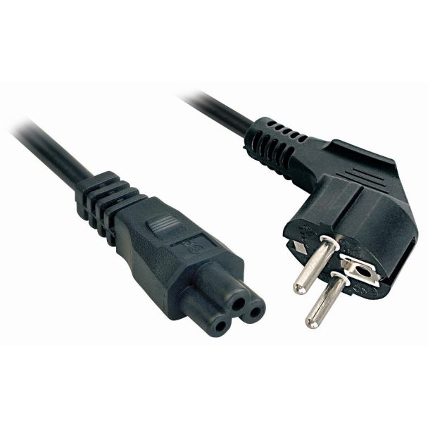 Lindy 5m, CEE 7/7 - IEC 320 C5 Nero CEE7/7 Accoppiatore C5