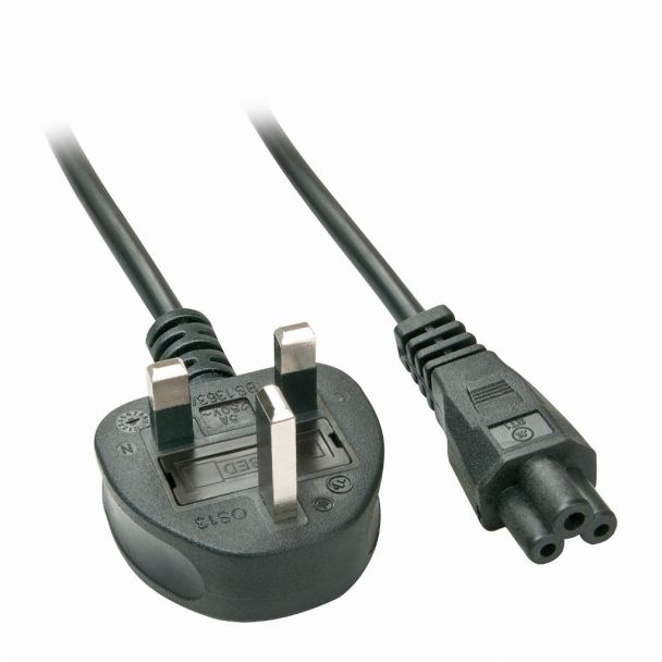Lindy 30409 cavo di alimentazione Nero 2 m Accoppiatore C5