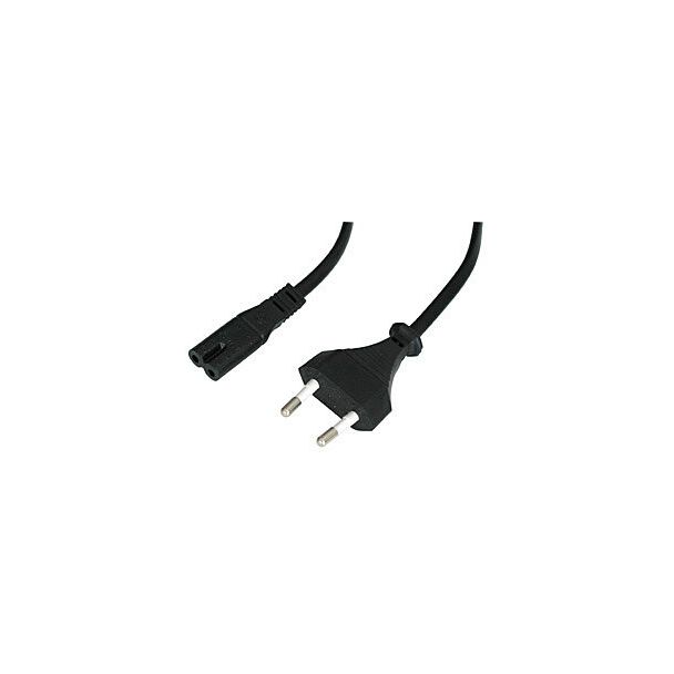 Lindy 30422 cavo di alimentazione Nero 3 m CEE7/16 Accoppiatore C7