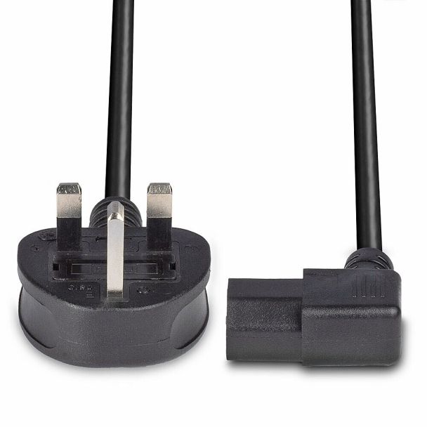 Lindy 30446 cavo di alimentazione Nero 1 m Accoppiatore C13