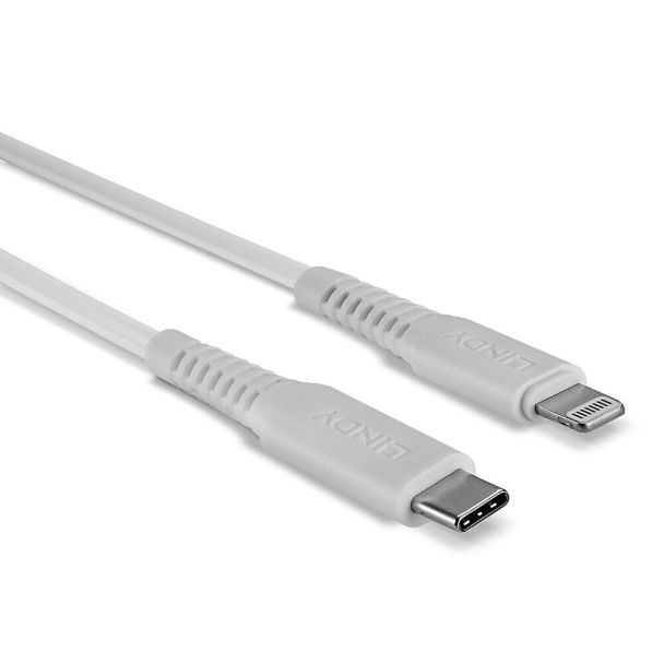 Lindy 31318 cavo Lightning 3 m Bianco