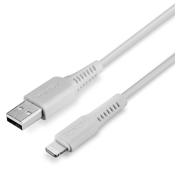 Lindy 0.5m USB to Lightning Cable white