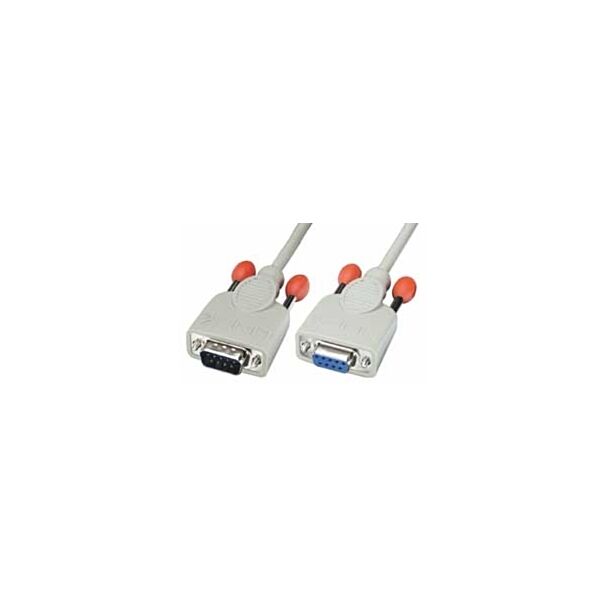 Lindy 0,5m RS232 Cable signal cable 0.5 m Grey