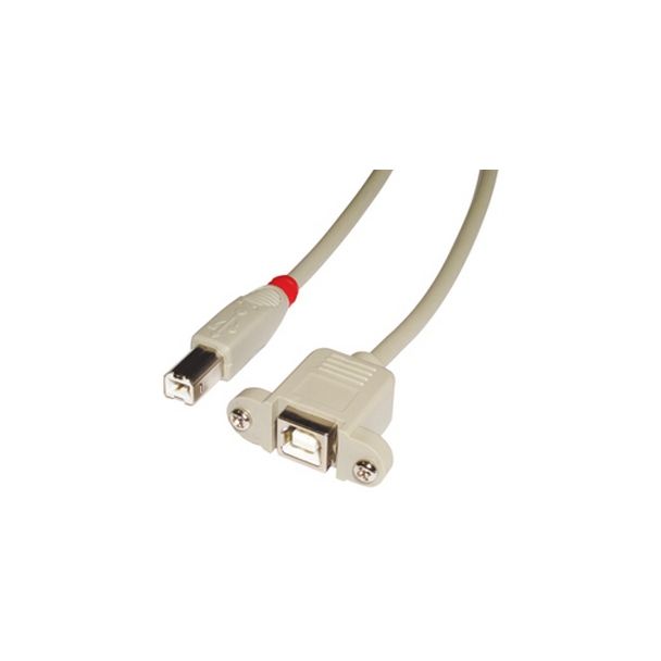 Lindy 31801 cavo USB 1 m USB 2.0 USB B Grigio