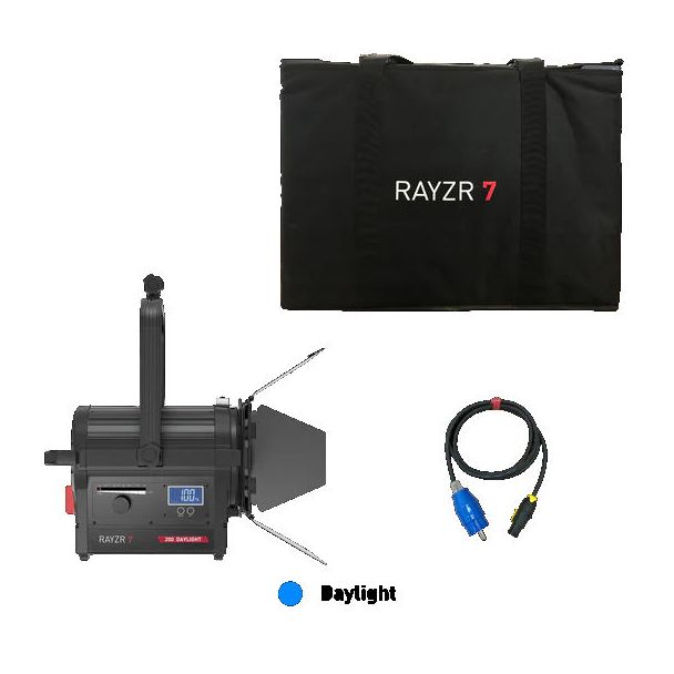 Rayzr 7 200 Daylight Premium Pack 7" LED Fresnel Light