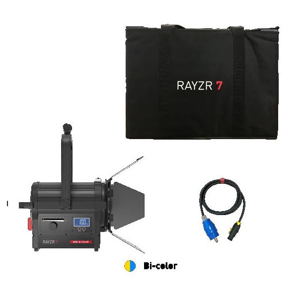 Rayzr 7 300B Bi-Color Premium Pack 7" LED Fresnel Light