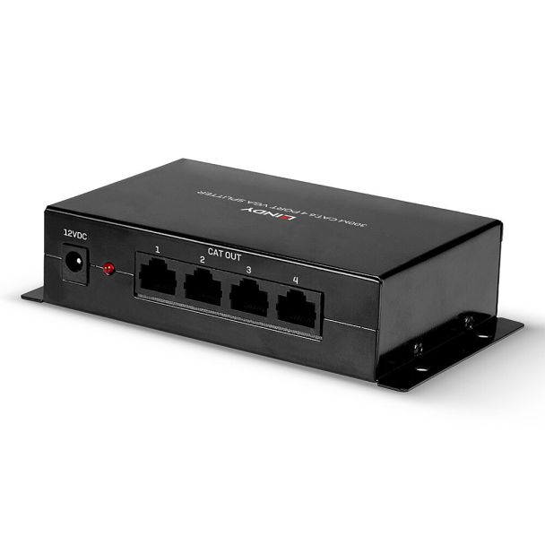 Lindy 35403 moltiplicatore AV Trasmettitore AV Nero