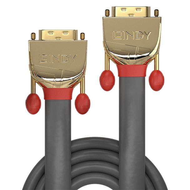 Lindy 36207 cavo DVI 15 m DVI-D Grigio