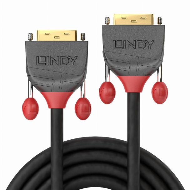 Lindy 36241 cavo DVI 15 m DVI-D Nero