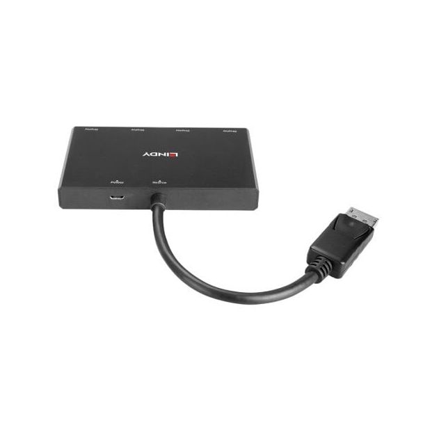 Lindy 38431 hub di interfaccia DisplayPort Nero