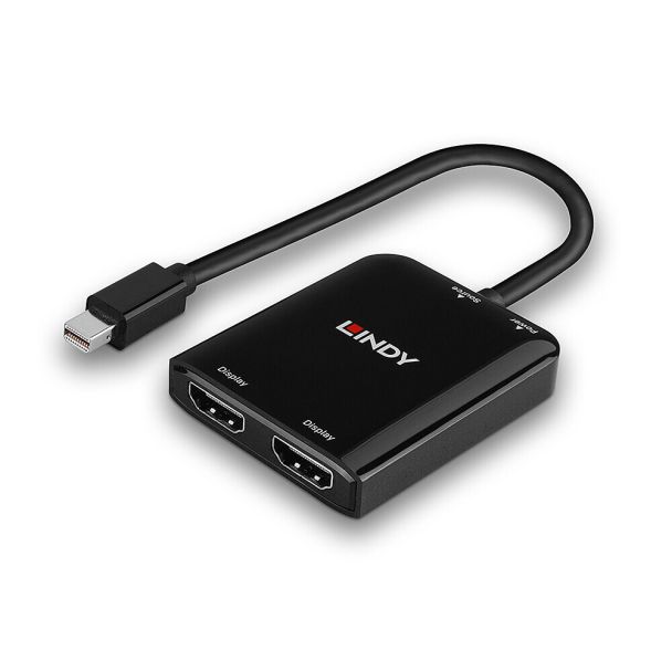 Lindy 38432 hub di interfaccia Mini DisplayPort 21600 Mbit/s Nero