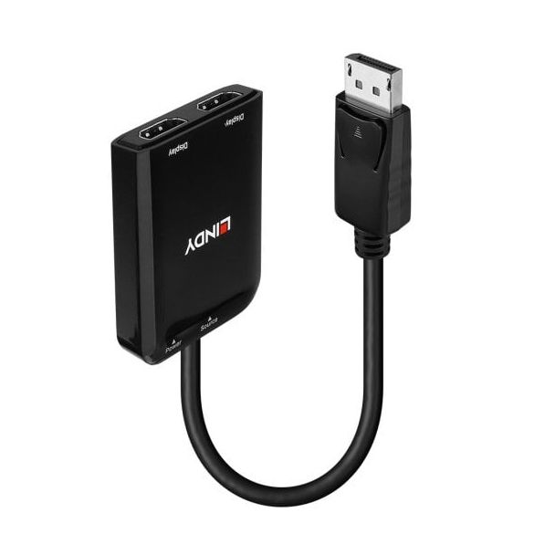 Lindy 38433 cavo e adattatore video DisplayPort 2 x HDMI