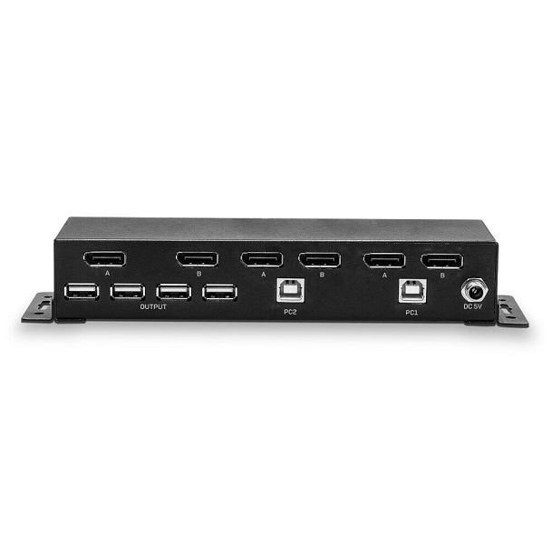 Lindy 39306 switch per keyboard-video-mouse (kvm) Nero