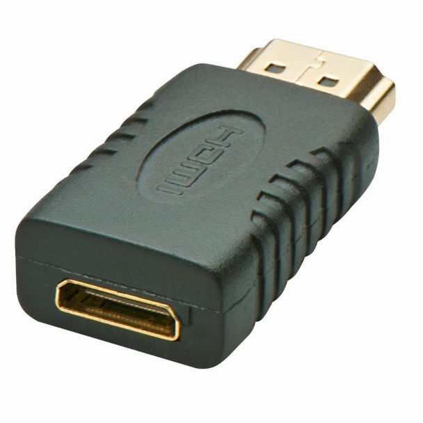 Lindy 41208 adattatore per inversione del genere dei cavi HDMI HDMI Mini Nero
