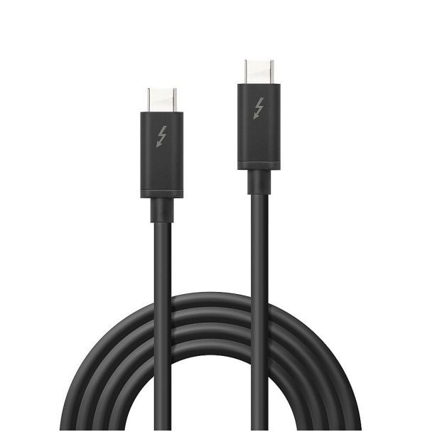 Lindy 41556 Cavo Thunderbolt 1 m 20 Gbit/s Nero