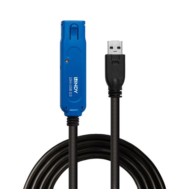 Lindy 43157 cavo USB USB 3.2 Gen 1 (3.1 Gen 1) 10 m USB A Nero