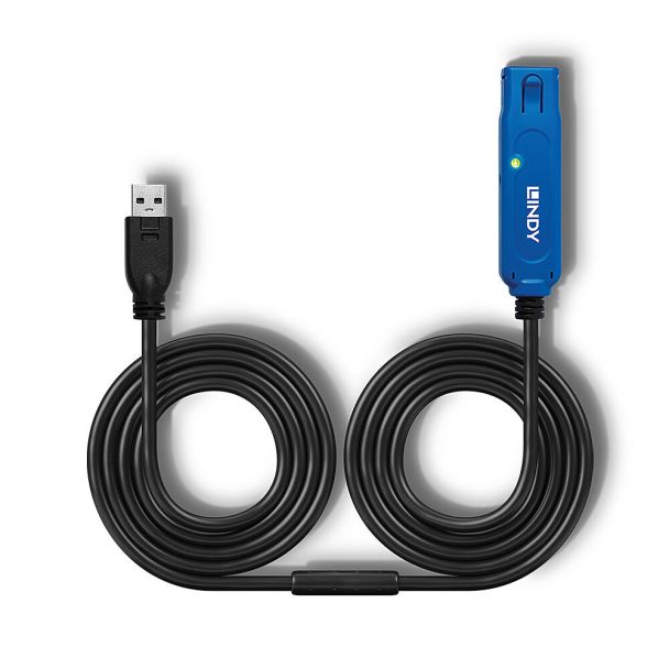 Lindy 43158 cavo USB USB 3.2 Gen 1 (3.1 Gen 1) 8 m USB A Nero