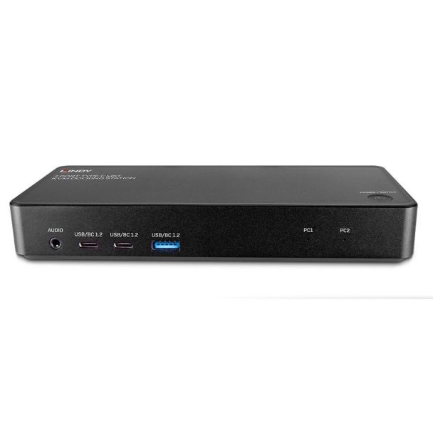 Lindy 2 Port Type C MST KVM Docking Station