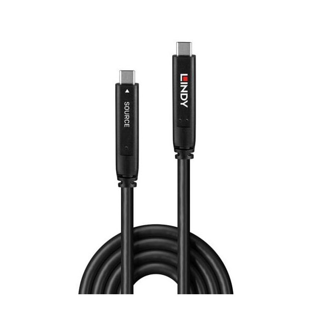 Lindy 43333 cavo USB USB 3.2 Gen 1 (3.1 Gen 1) 10 m USB C Nero