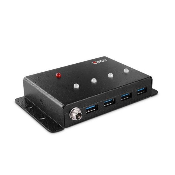 Lindy 4 Port USB 3.0 Metal Hub