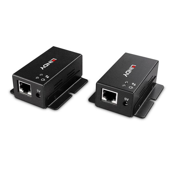 Lindy 43386 moltiplicatore di rete Ricevitore e trasmettitore di rete Nero