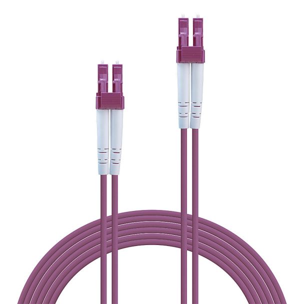 Lindy 46345 cavo InfiniBand e in fibra ottica 15 m LC Rosa