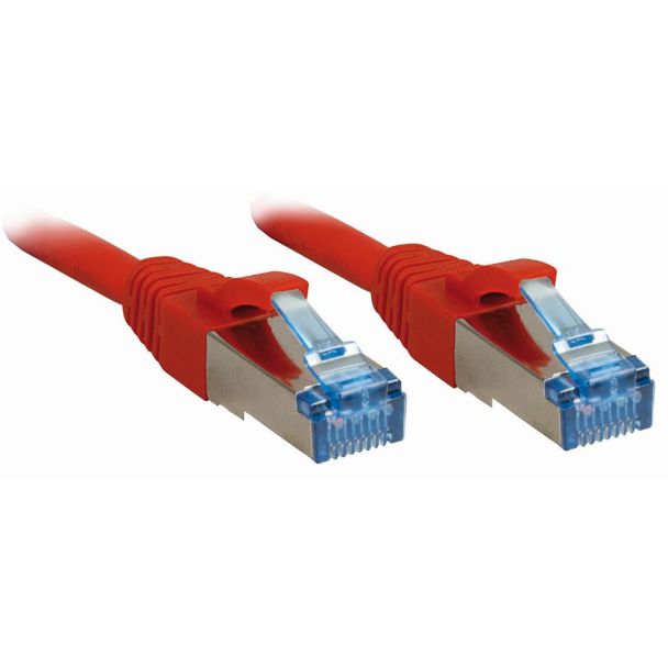 Lindy 10m Cat.6A S/FTP cavo di rete Rosso Cat6a S/FTP (S-STP)