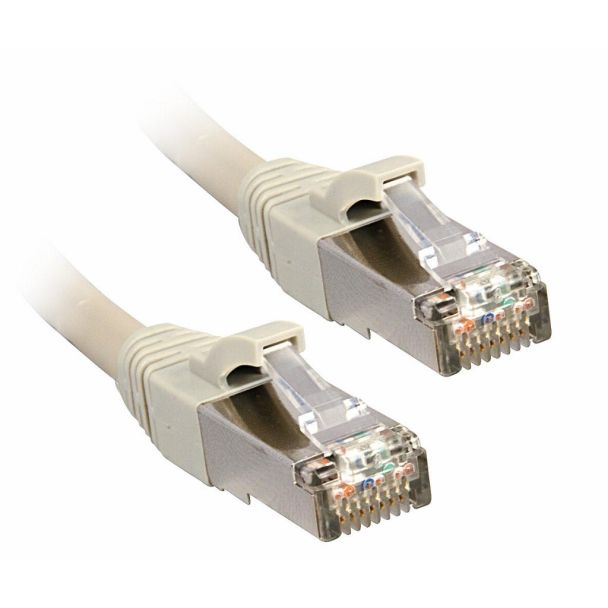 Lindy 1m Cat6 cavo di rete Grigio F/UTP (FTP)