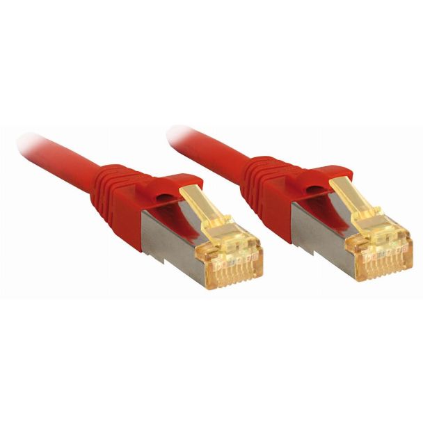 Lindy 47291 networking cable Red 0.5 m Cat7 S/FTP (S-STP)