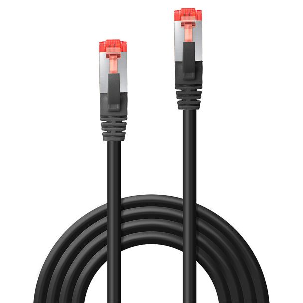 Lindy 47780 cavo di rete Nero 3 m Cat6 S/FTP (S-STP)