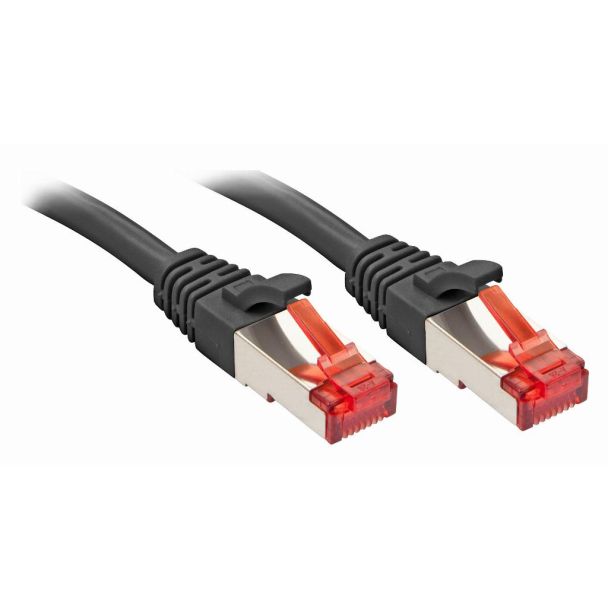 Lindy Cat6 S/FTP 7.5m networking cable Black S/FTP (S-STP)