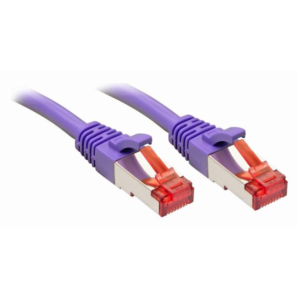Lindy Rj45/Rj45 Cat6 0.3m networking cable Violet S/FTP (S-STP)