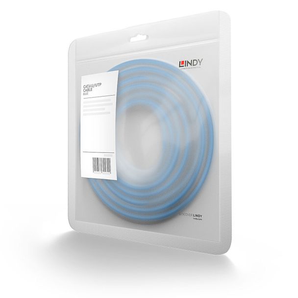 Lindy 48015 cavo di rete Blu 0,3 m Cat6 U/UTP (UTP)