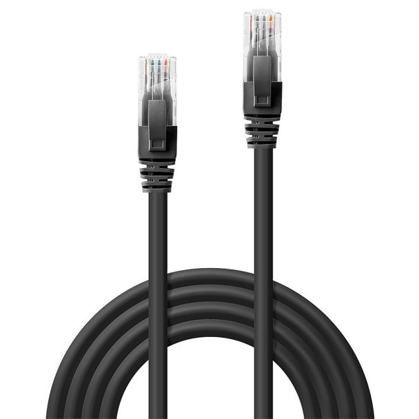 Lindy 48075 cavo di rete Nero 0,3 m Cat6 U/UTP (UTP)